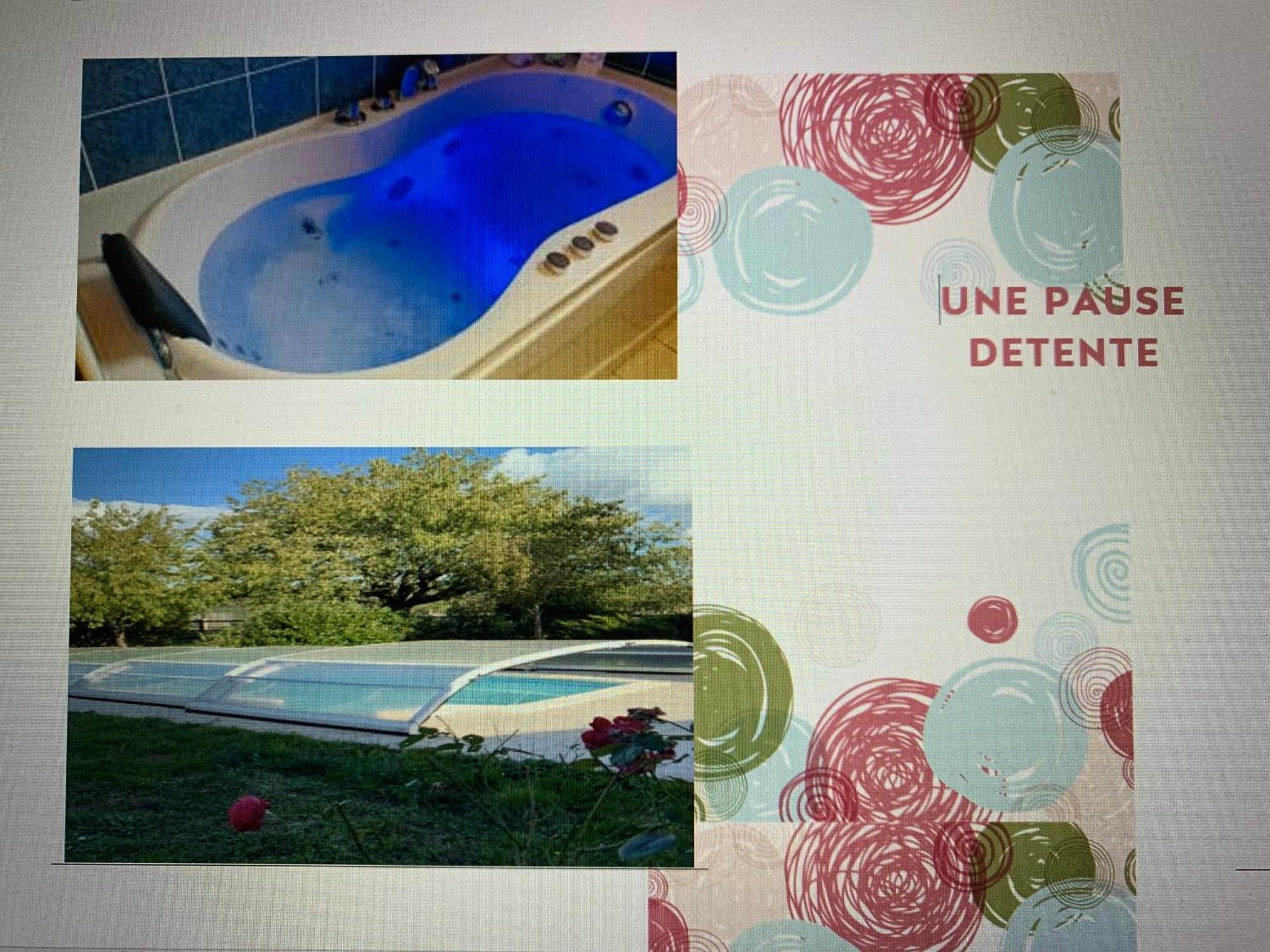 Gite 3 Etoiles Les Gourlines Avec Balneo, Veranda, Piscine Et Garage Аверм Экстерьер фото